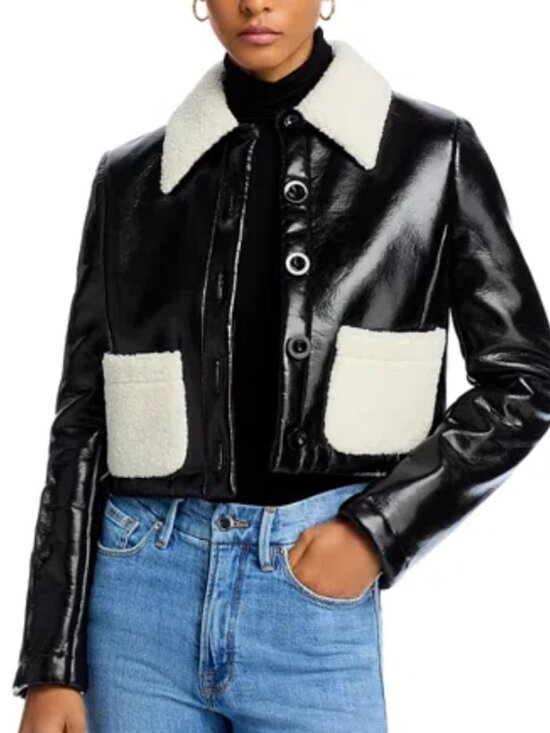 Toccin Jackets & Blazers - TOCCIN - Rachelle Patch Jacket Jet Black - Large